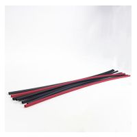 3M Very Flexible Polyolefin Tubing VFP-876, black, 3/8 in, 4 ft lengths, 12 per box