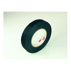 3M Acetate Cloth Tape 11-1/2"X72YDS, Black, 1/2 in x 72 yd (12,70 mm x 66 m), 72 per case