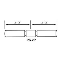3M PS-2P-B PanelSafe 2 Way Pin - Micro Parts & Supplies, Inc.