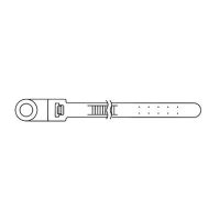 3M Heavy Duty Mounting Cable Tie 06243, 1/4 in Screw, Natural, 15 in, 50 per bag