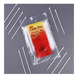 3M Standard Cable Tie 06228, Natural, 15 in, 100 per bag
