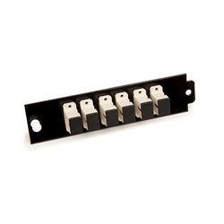 3M 8406BK-CM SC MM Plate 6 Port with Couplings Black - Micro Parts & Supplies, Inc.