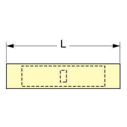 3M Butt Connector, Nylon Insulated Seamless, 63-SN-A