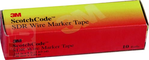 3M SDR-90-99 Wire Marker Tape Numbers 09387 - Micro Parts & Supplies, Inc.