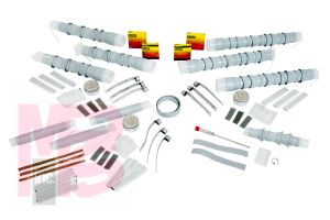 3M Cold Shrink QT-II Indoor Termination Kit 5621K  3 Terms/Kit  15 kV  Tape  Wire  UnishieldR  0.32"-0.46"  (8,1-11,7mm) Cable Insul.O.D.