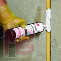 3M Smoke and Sound Sealant SS 100, White, 20 fl. oz., Sausage, 12/case