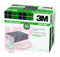 3M CP-002A Full Size Sanding Sponge 3.75 in x 2.625 in x 1 in Medium - Micro Parts & Supplies, Inc.
