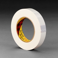 3M Scotch(R) Filament Tape 896 White Kut, 24 in x 60 yd, 1 roll per case