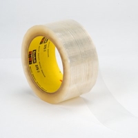 3M Scotch(R) Box Sealing Tape 375 Clear, 1500 mm x 55 m