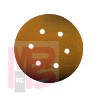 3M Stikit Gold Paper Disc 216U  D/F  6 in x NH x 125/Roll 6HL P320