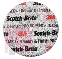 3M Scotch-Brite Deburr and Finish PRO Unitized Wheel  3 in X 0.25 in X 3 in 8C CRS+