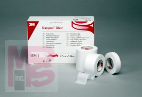 3M Transpore(TM) White Surgical Tape 1534-1