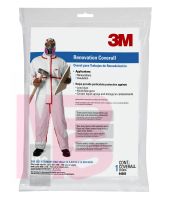 3M Renovation Coverall 94565-00000, X-Large, 6 individually packaged coveralls/case