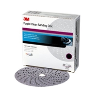 3M Purple Clean Sanding Hookit(TM) Disc, 01820, 6 in, P80E, 50 discs per box, 4 boxes per case