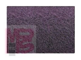 3M Scotch-Brite Purple Diamond Floor Pad Plus  20 in x 14 in  5/case