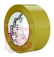 3M Scotch(R) Security Message Box Sealing Tape 3199, 48 mm x 914 m, 6 rolls per case Bulk