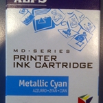 Alps 106040-00 MD (MicroDry) Metallic Cyan Printer Ink Cartridge  - Micro Parts &amp; Supplies, Inc.