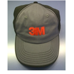 3M Logo Cap - Gray on Black