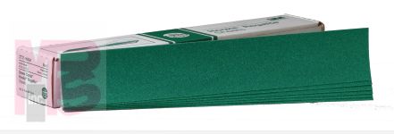 3M 750U Green Corps Hookit Regalite Sheet 2 3/4 in x 16 1/2 in - Micro Parts &amp; Supplies, Inc.