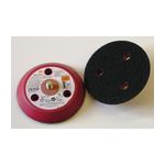 3M 20350 Hookit Clean Sanding Low Profile Disc Pad 3 in x 1/2 in x 1/4-20 External 3 Holes Red Foam - Micro Parts &amp; Supplies, Inc.
