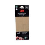 3M Sandpaper, 03031, 3-2/3 in x 9 in, 180, 6 sheets per pack, 40 packs per case