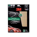 3M Sandpaper, 03004, 9 in x 11 in, 180, 3 sheets per pack, 40 packs per case