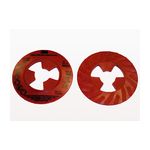 3M 28443 Disc Pad Face Plate Ribbed 4-1/2 in Extra Hard Red - Micro Parts &amp; Supplies, Inc.