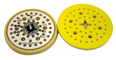 3M 20425 Clean Sanding Low Profile Finishing Disc Pad 6 in x 11/16 in x 5/16-24 External 53 Holes - Micro Parts &amp; Supplies, Inc.