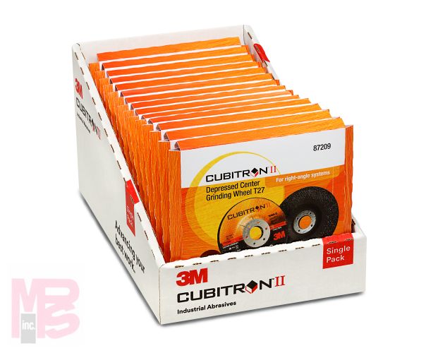 3M Cubitron II Depressed Center Grinding Wheel Point of Purchase Display 44890  14 per display