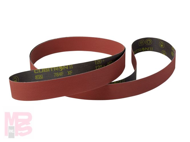 3M Cubitron II Cloth Belt 784F  1 in x 42 in  36+ YF-weight  L-Flex  Fablock  200 per case