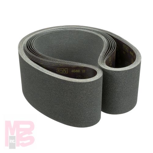 3M Cloth Belt 464W  6 in x 84 in 320 YF-weight  CC Dull   Sine-Lok  1 per case