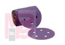 3M Cubitron II Stikit Film Disc Roll 775L  5 in x NH 400+ 3 MIL D/F 5 Holes 100 discs per roll 4 rolls per case