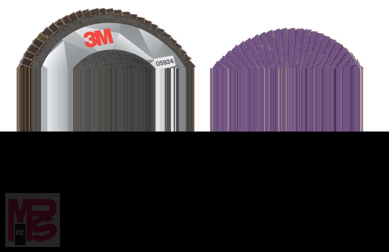 3M Flap Disc 769F 5924  T27  4 1/2 in x 7/8 in  120+  10 per case