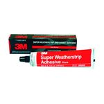3M Super Weatherstrip Adhesive, 08008, 5 oz Tube, Black, 6 per case