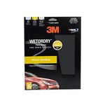 3M Wetordry Sandpaper, 32036, 9 in x 11 in, P600, 5 sheets per pack, 20 packs per case