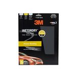 3M Wetordry Sandpaper, 32040, 9 in x 11 in, P320, 5 sheets per pack, 20 packs per case