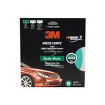 3M Stikit Green Corps Disc, 31549, 8 in, 80D, 5 discs per pack, 10 packs per case