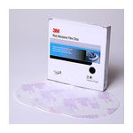 3M Red Abrasive Hookit Film Disc, 01185, 6 in, P1200, 25 discs per box, 4 boxes per case