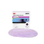 3M Purple Finishing Film Hookit Disc, 30670, 6 in, P800, 50 discs per box, 4 boxes per case
