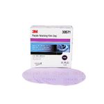 3M Purple Finishing Film Hookit Disc, 30571, 5 in, P600, 50 discs per box, 4 boxes per case