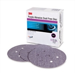 3M 01848 Purple Abrasive Hookit Disc D/F 8 in 8 holes - Micro Parts &amp; Supplies, Inc.
