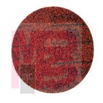 3M Red Abrasive Hookit Disc 1303  5 in  40 grade  25 discs per carton  6 cartons per case