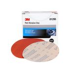 3M Red Abrasive Hookit Disc, 01295, 5 in, P320, 50 discs per box, 6 boxes per case