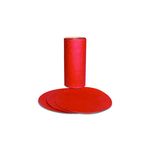 3M Red Abrasive PSA Disc, 01602, 5 in, P400 A Weight, 100 discs per roll, 6 rolls per case