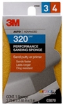 3M 3070 Performance Sanding Sponge 1 inch x 2-5/8 inch 320 Grit - Micro Parts &amp; Supplies, Inc.