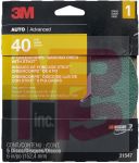 3M Green Corps Sanding Disc with Stikit Attachment 31547  6 in  40 grit  5 discs per pack  20 packs per case