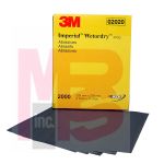 Wetordry(TM) Abrasive Sheet, 02020, 9 in x 11 in, 2000, 50 sheets per box, 5 boxes per case