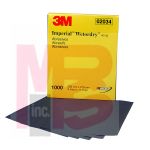 3M Wetordry(TM) Abrasive Sheet, 02034, 9 in x 11 in, 1000, 50 sheets per box, 5 boxes per case