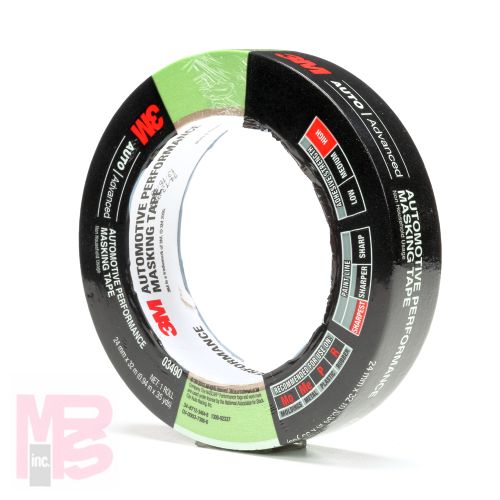 3M Automotive Performance Masking Tape 3490  24 mm X 32 m  24 per case