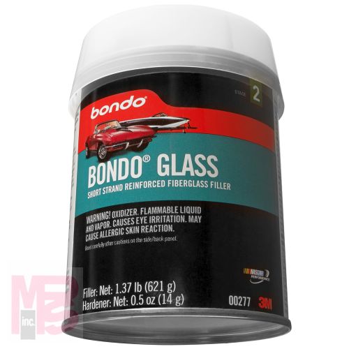3M Bondo Glass Reinforced Filler 277  1.37 lbs  12 per case